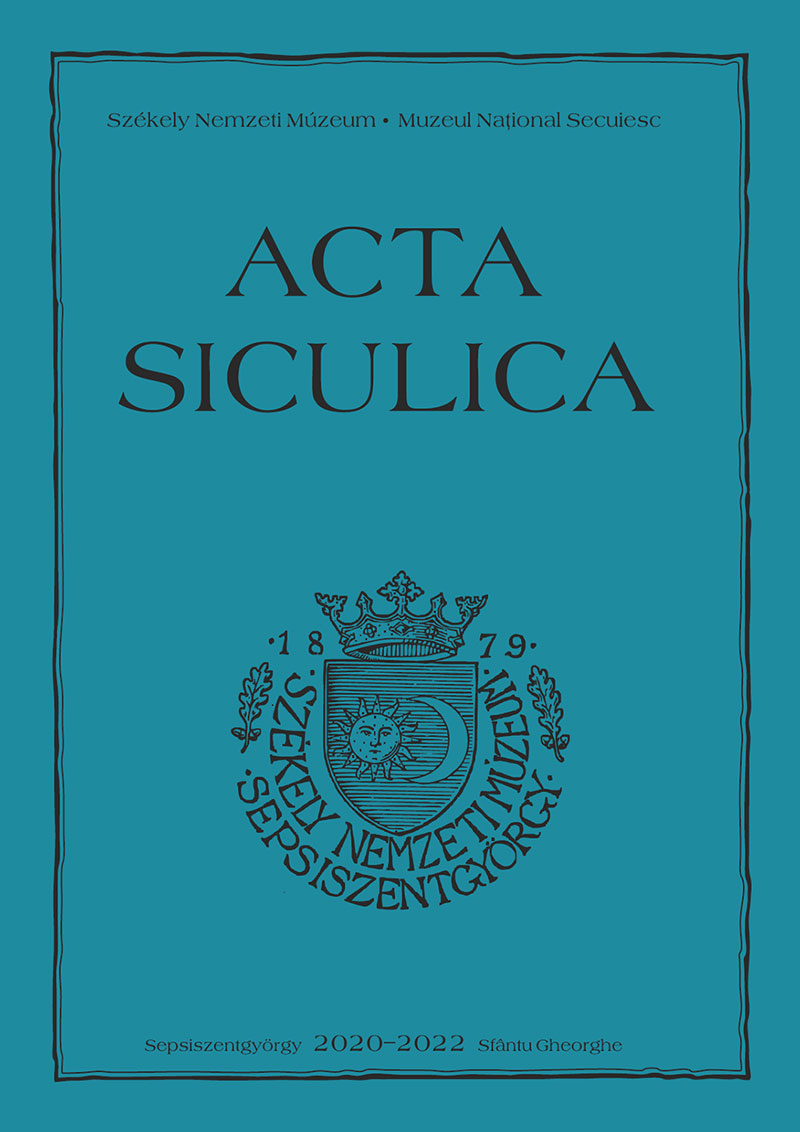 Acta Siculica 2020-2022