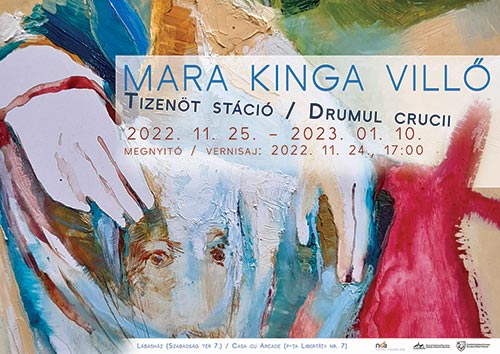 Mara Kinga Villő festőművész kiállítása a Pincegalériában